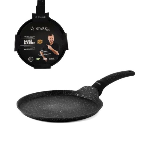 STARKE PRO Patelnia do naleśników Ceres Marble 24 cm
