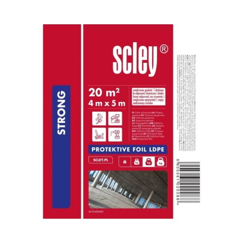SCLEY Folia ochronna LDPE 4m x 5m Strong