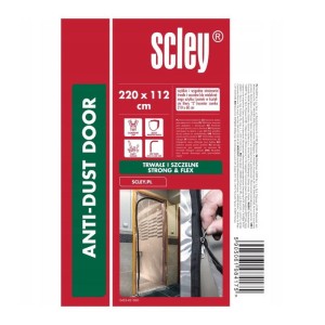 SCLEY Kurtyna przeciwpyłowa *L* 220 cm x 112 cm