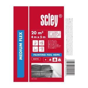 SCLEY Folia ochronna HDPE 4m x 5m Medium Flex