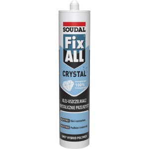 Soudal Klej-uszczelniacz hybrydowy FIX ALL Crystal 290 ml