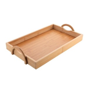 FLORINA Taca bambusowa Bambou prostokątna 46x27x7,8 cm