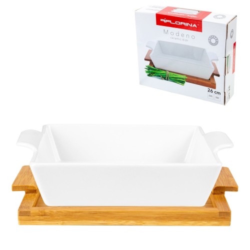FLORINA Naczynie ceramiczne Modeno 26 cm kwadratowe