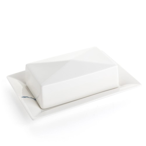 FLORINA Maselniczka Alta Duo porcelanowa biała