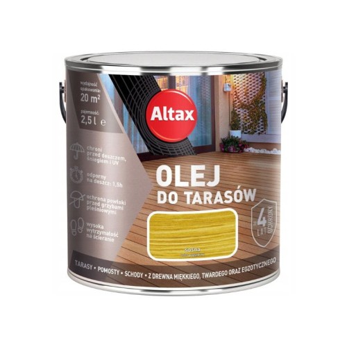 ALTAX Olej do tarasów 2,5L sosna