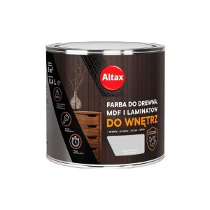 ALTAX Farba do drewna, MDF i laminatów 0,4L popielaty półmat