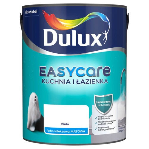 DULUX EASYCARE Kuchnia i Łazienka Biała 5L