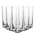 FLORINA Wysokie szklanki KROSNO Mixology 6x350ml fala