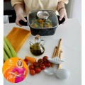 Konighoffer Garnek ceramiczny Kingstone 20 cm 3 l kwadratowy z aromatyzerem