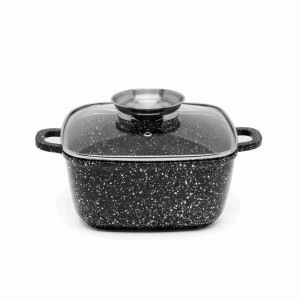 Konighoffer Garnek ceramiczny Kingstone 20 cm 3 l kwadratowy z aromatyzerem 