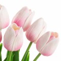 EUROFIRANY Bukiet dekoracyjny tulipany jasnoróżowe 10 szt.