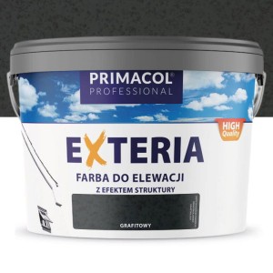 PRIMACOL Elewacyjna farba strukturalna EXTERIA grafitowa 9L