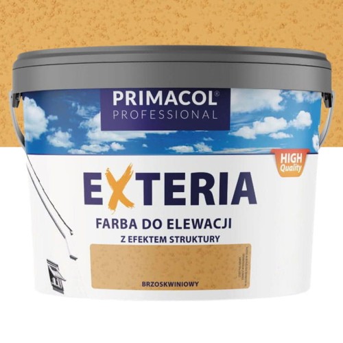 PRIMACOL Elewacyjna farba strukturalna EXTERIA brzoskwiniowa 9L