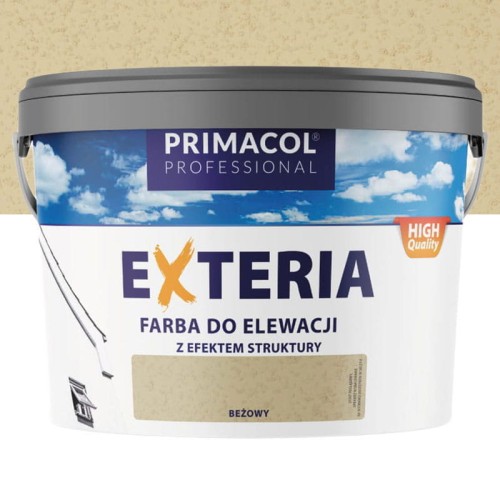 PRIMACOL Elewacyjna farba strukturalna EXTERIA beżowa 9L