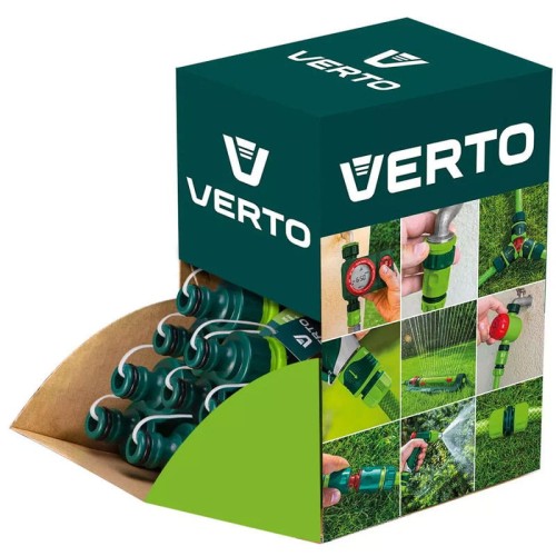 VERTO Przyłącze do kranu 1/2"-3/4" pudełko 30 szt.