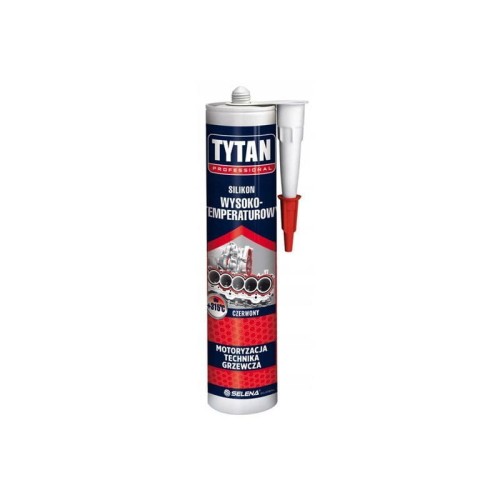 TYTAN Silikon wysokotemperaturowy czerwony 280 ml
