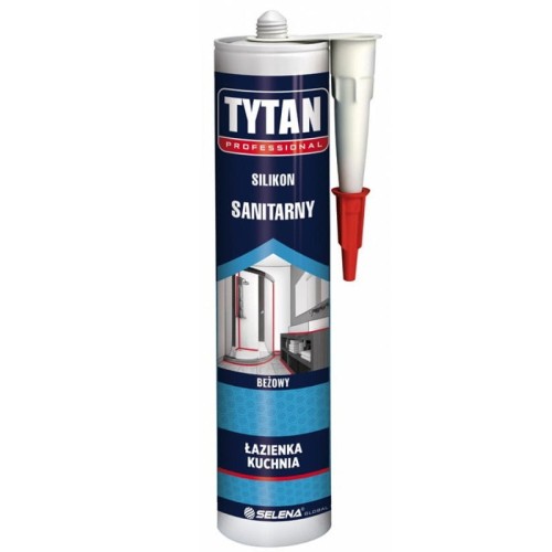 TYTAN Silikon sanitarny 280 ml beżowy