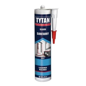 TYTAN Silikon sanitarny 280 ml biały