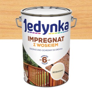 Jedynka Impregnat do Drewna z Woskiem Bezbarwny 5L