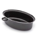 TADAR Brytfanna emaliowana z okuciem i grillem 38 cm