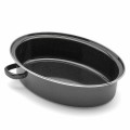 TADAR Brytfanna emaliowana z okuciem i grillem 32 cm