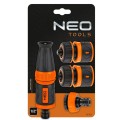 NEO TOOLS Zestaw 1/2" zraszacz prosty, złączki, przyłącze do kranu