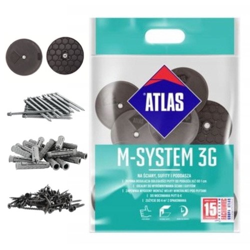 ATLAS M-system 3G na ściany, sufity i poddasza 120PP M8/FI 6,5 L 250 BX