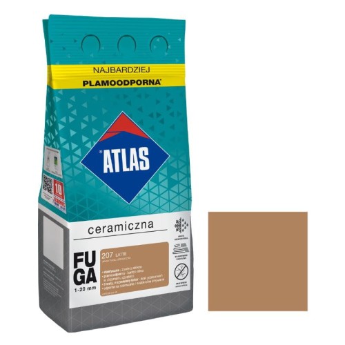 ATLAS Fuga ceramiczna 207 latte 5kg
