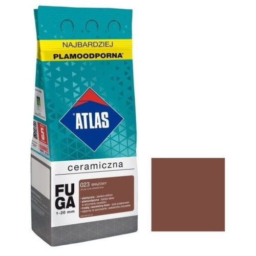 ATLAS Fuga ceramiczna 023 brązowy 2kg