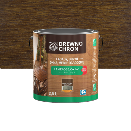 DREWNOCHRON LAKIEROBEJCA 2w1 palisander ciemny 2,5L PPG