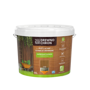 Drewnochron Impregnat Express Ogród dąb 9l