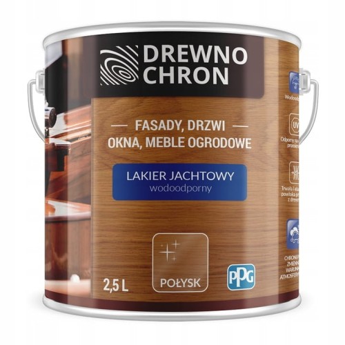 DREWNOCHRON Lakier jachtowy połysk 2,5L