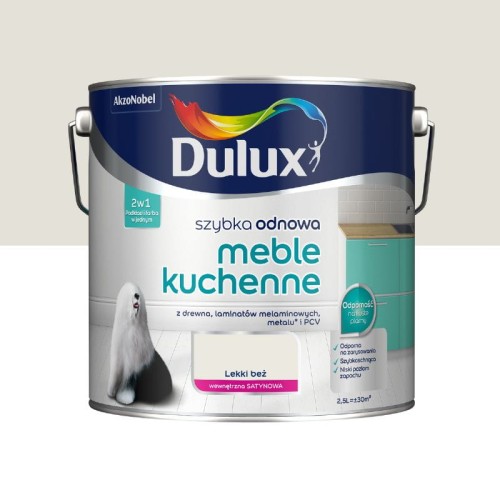 Farba DULUX szybka odnowa Meble Kuchenne Lekki Beż 2,5l