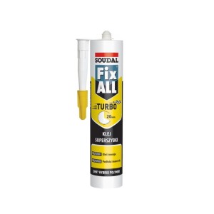 SOUDAL Klej uszczelniacz FIX ALL Turbo 290 ml biały