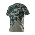 NEO TOOLS T-Shirt bawełniany CAMO moro S