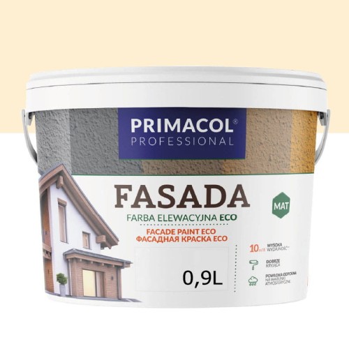 PRIMACOL Fasada Eco Farba Elewacyjna Beżowy 0,9L