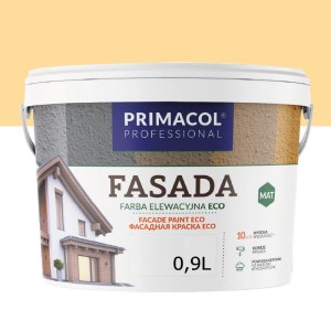 PRIMACOL Fasada Eco Farba Elewacyjna Miodowy 0,9L