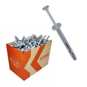 WKRĘT-MET Kołek szybkiego montażu z kołnierzem 6x40 mm 200 szt.