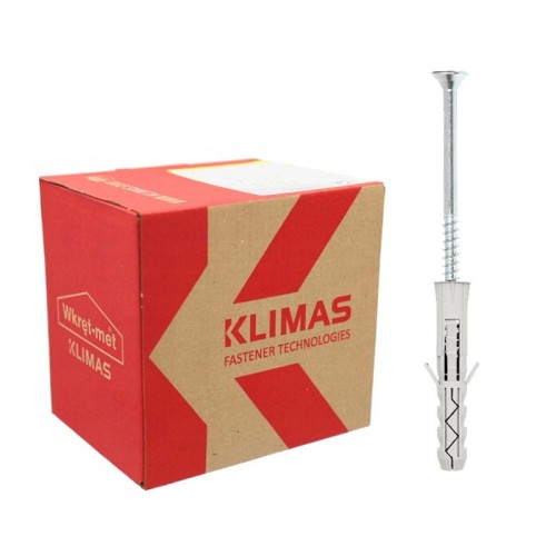 WKRĘT-MET Kołek rozporowy W-KRX 084045 z wkrętem z łbem stożkowym 100 szt.