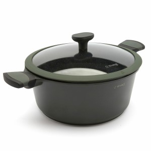 STARKE PRO Garnek marmurowy z pokrywką Viridi 28 cm 6,2L 