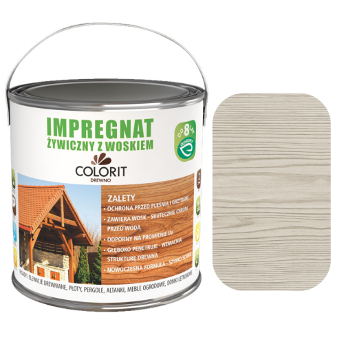 COLORIT Impregnat żywiczny z woskiem BIAŁY 2,5L