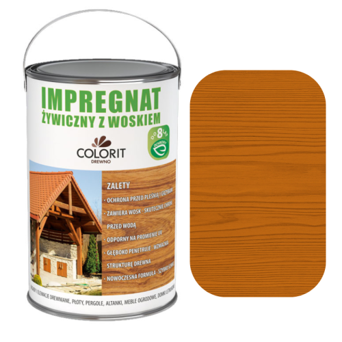 COLORIT Impregnat żywiczny z woskiem TEAK 5L