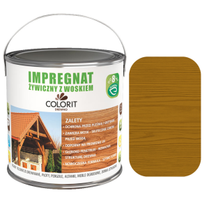 COLORIT Impregnat żywiczny z woskiem DĄB 2,5L
