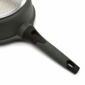 STARKE PRO Patelnia Marmurowa VIRIDI 24 cm głęboka z pokrywką