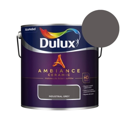 DULUX Farba Ambiance Ceramic Industrial Grey 2,5L
