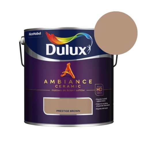 DULUX Farba Ambiance Ceramic Prestige Brown 2,5L