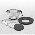 KONIGHOFFER miska wielofunkcyjna 20 cm z zestawem tarek nierdzewna
