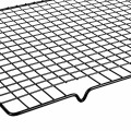 TADAR Kratka do studzenia ciasta 40x25cm czarna prostokątna