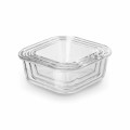 KONIGHOFFER Komplet szklanych pojemników na żywność 3 szt. kwadratowe