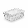 KONIGHOFFER Komplet szklanych pojemników na żywność 3 szt. prostokątne